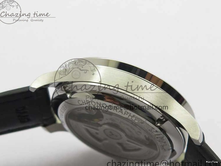 MIROTIME 0421 Elegant Portuguese IW371615 ZF 1:1 Best Edition SS Green Dial on Black Leather Strap A96355 V 7081